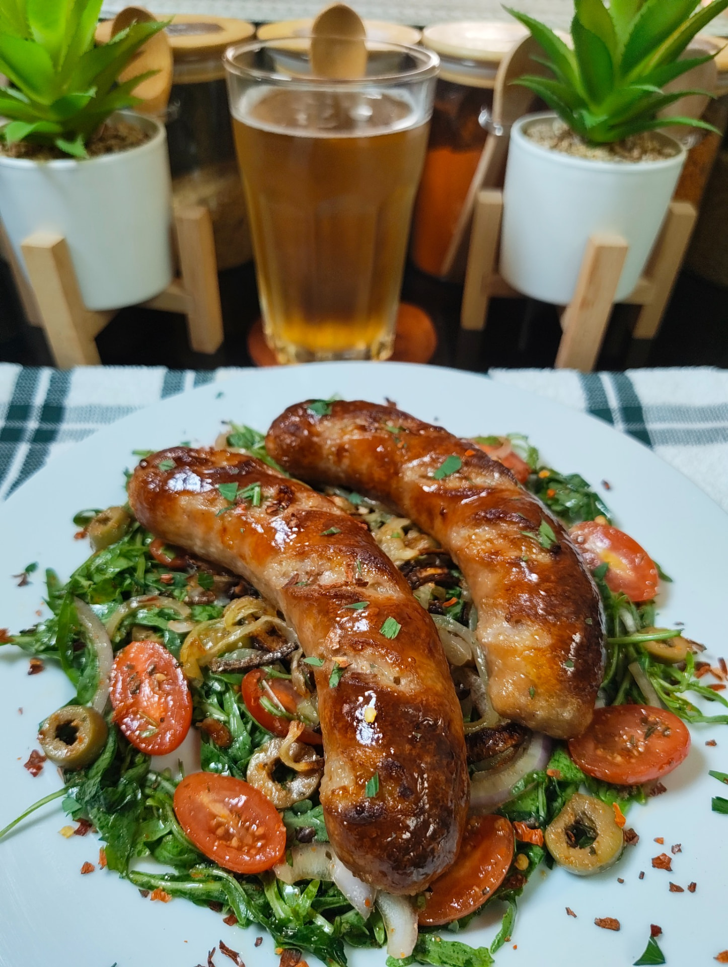 Air Fryer Chicken Sausages