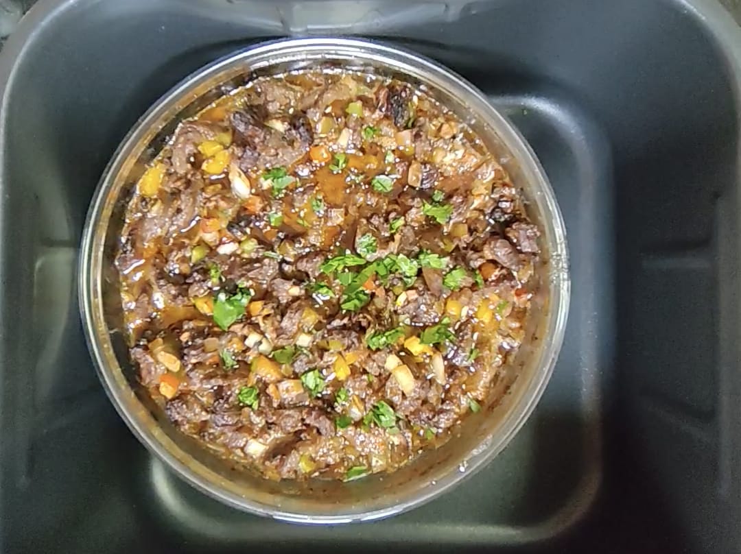 Air Fryer Beef & Vegetable Filling