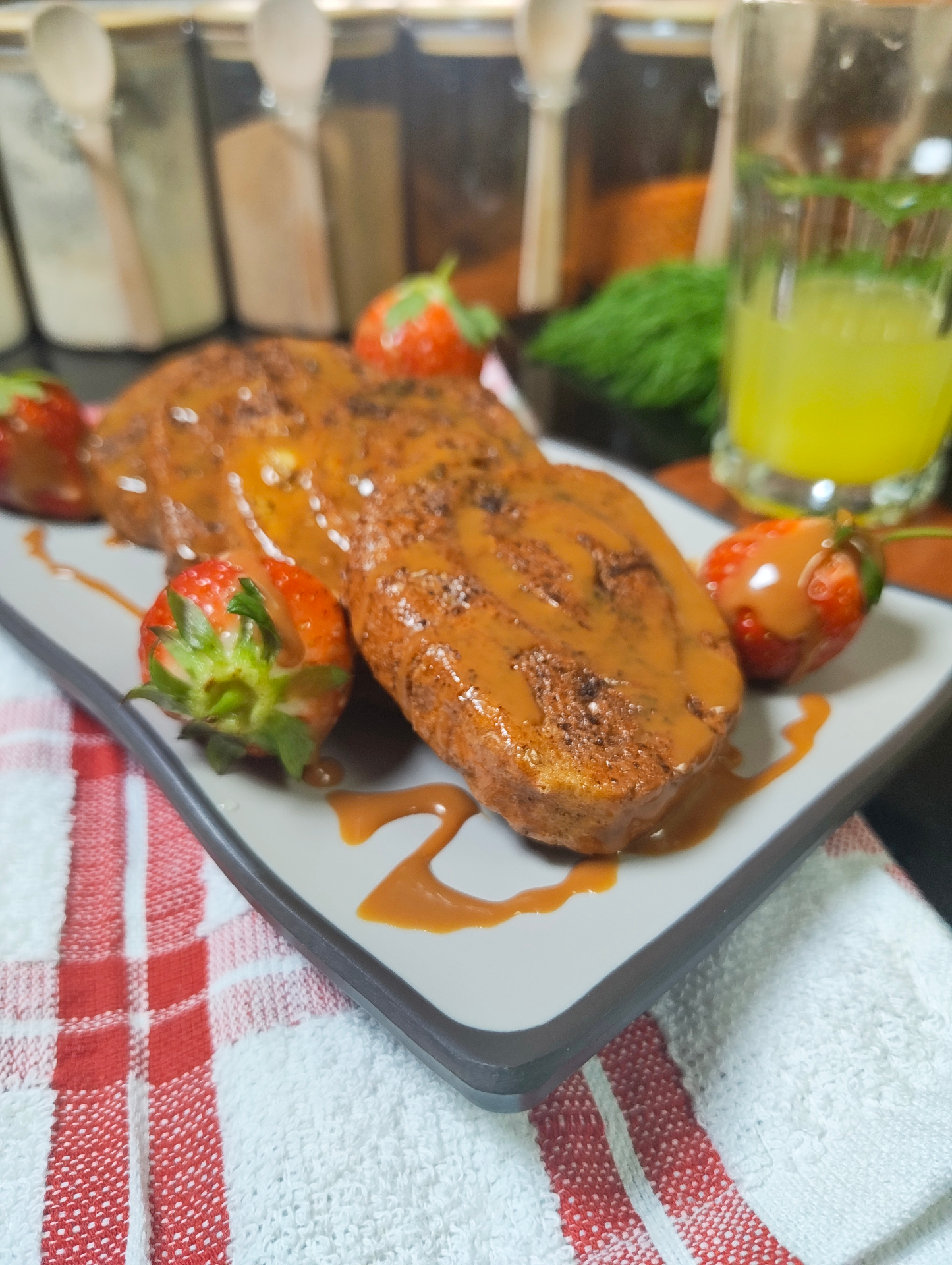 Air Fryer Rolled French Toast