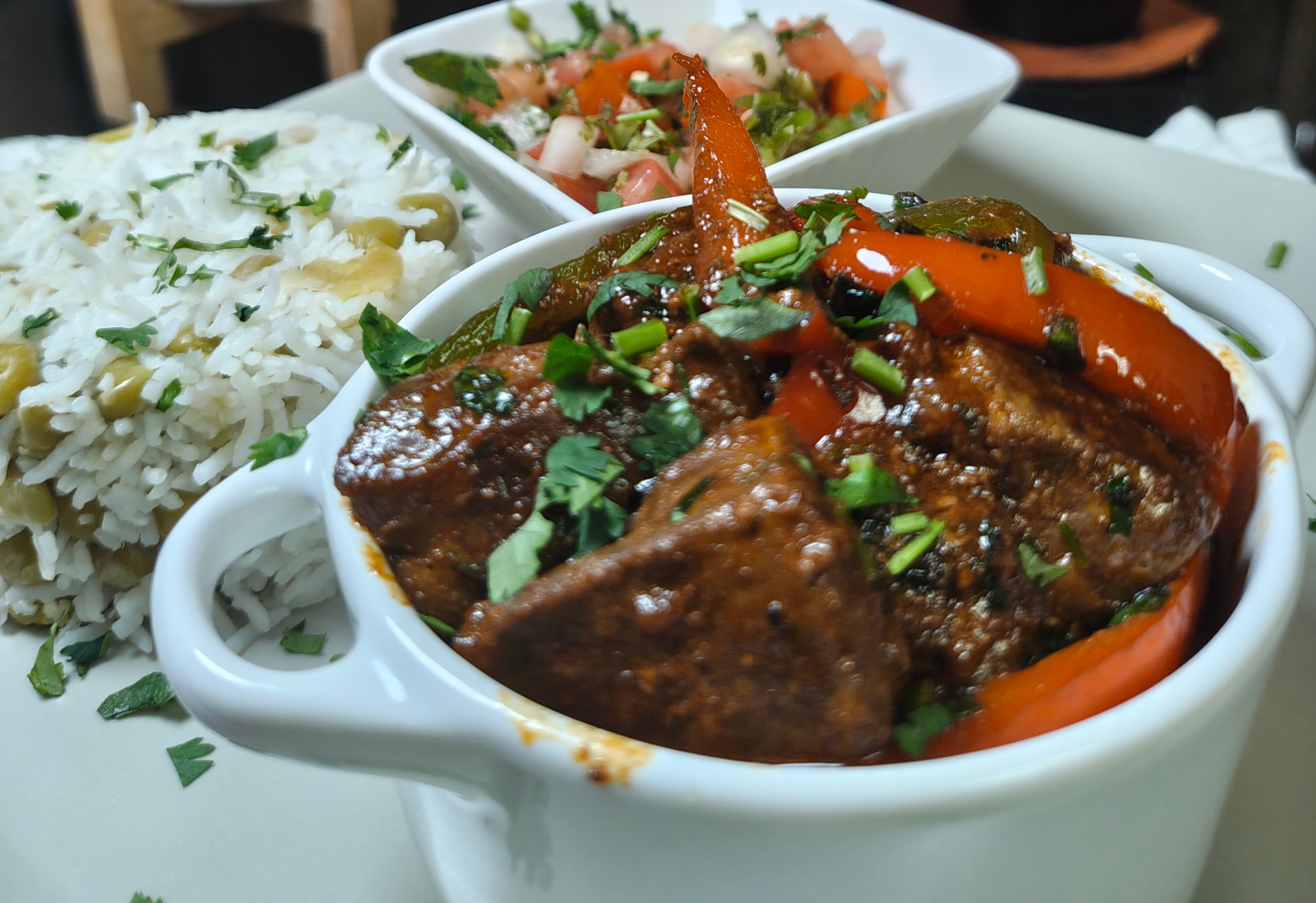 Traditional Beef Liver Stew with Peppers