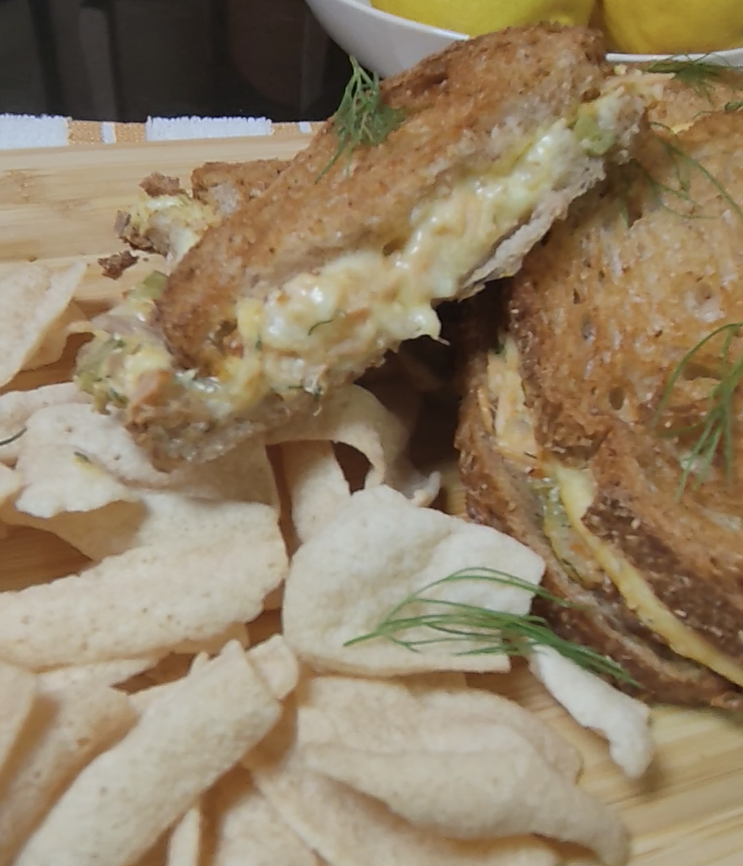 Easy Air Fryer Salmon Melt